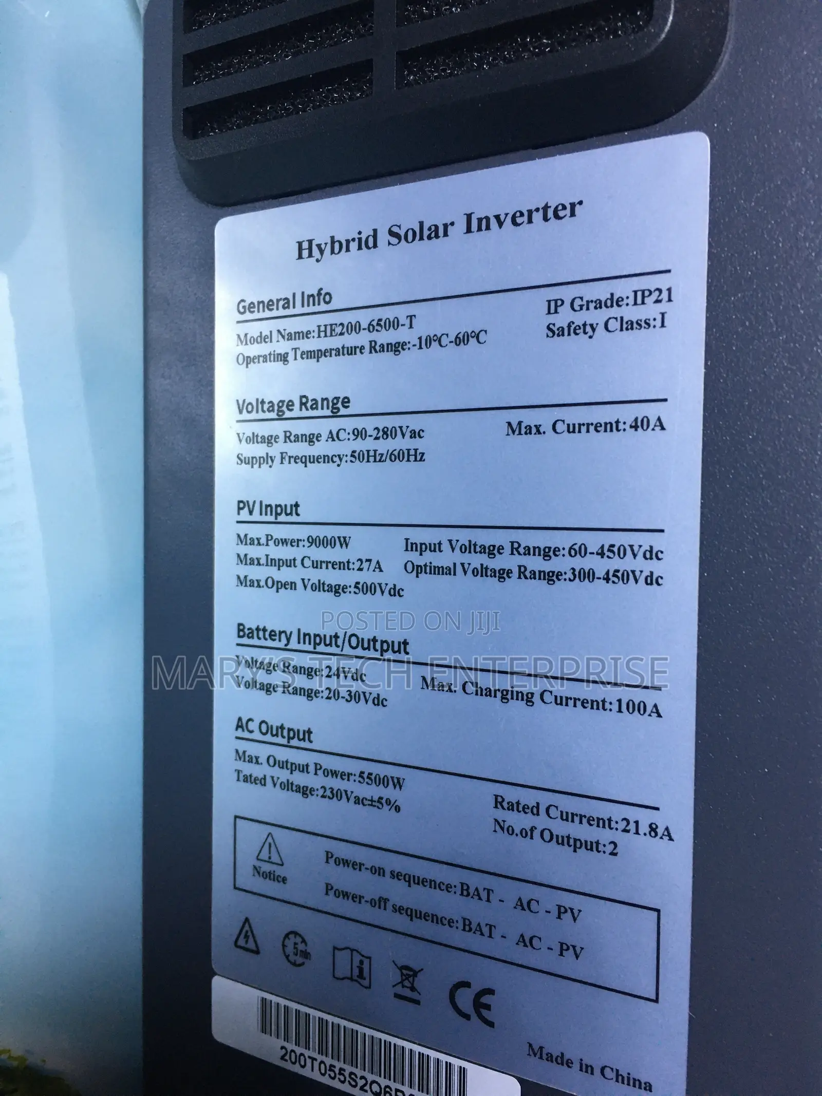 5kw 24v Solar Hybrid Inverter