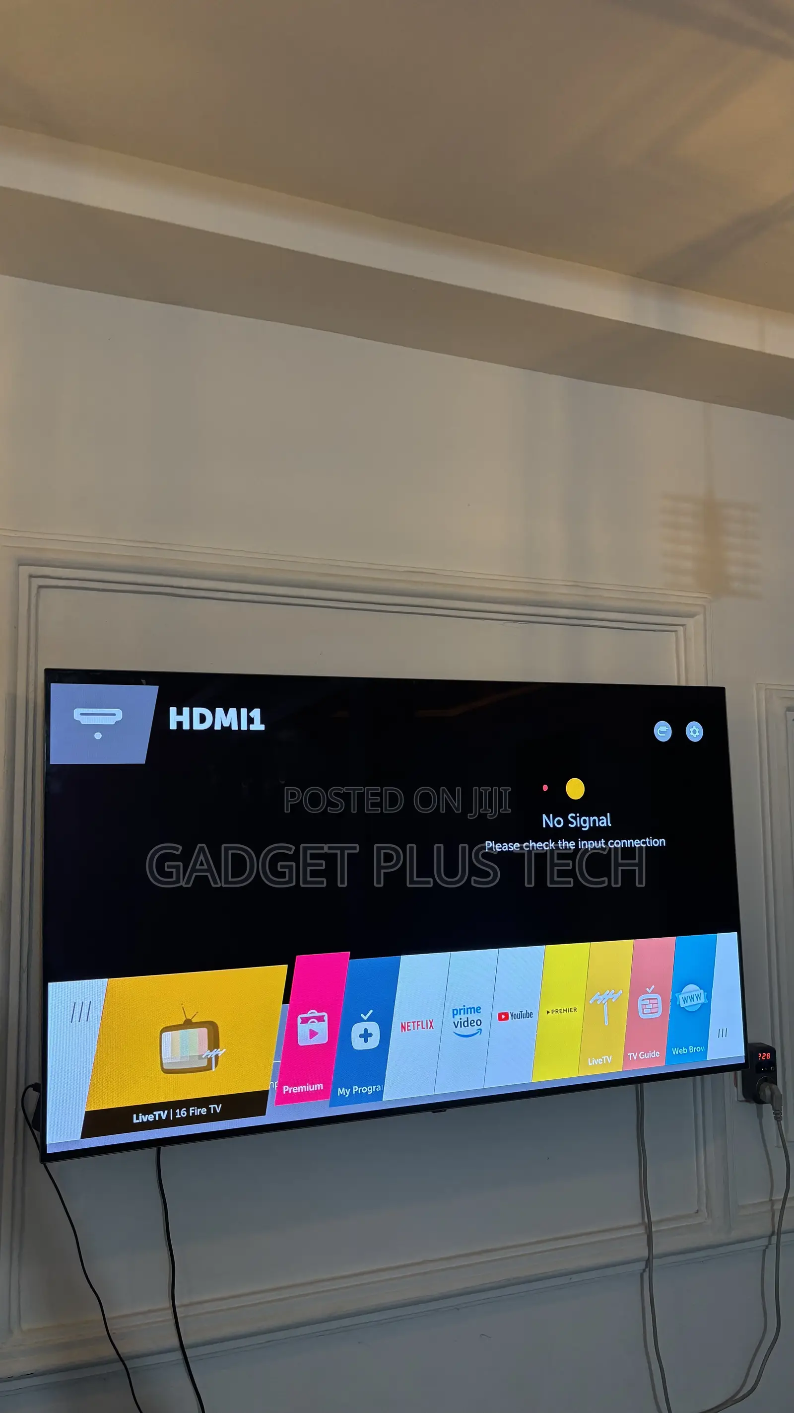 Home Used 55” LG OLED FHD Smart TV
