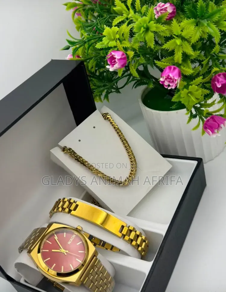 Luxury Men's and Women's Watch+jewelry Set