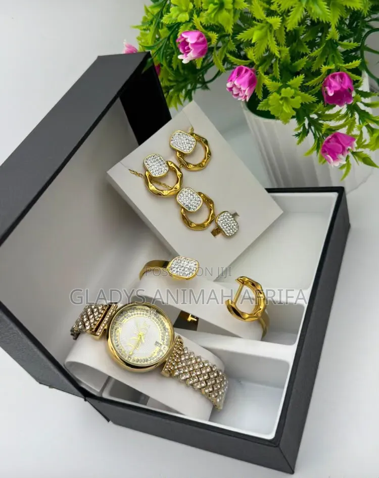 Luxury Men's and Women's Watch+jewelry Set