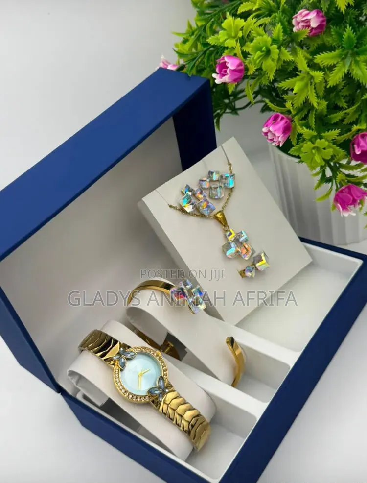 Luxury Men's and Women's Watch+jewelry Set