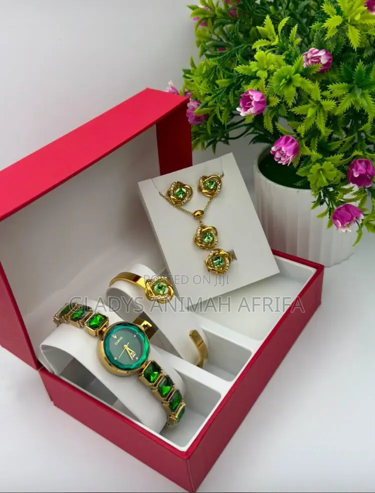 Luxury Men's and Women's Watch+jewelry Set