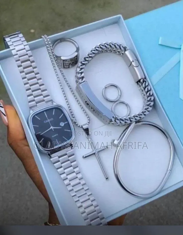 Luxury Men's and Women's Watch+jewelry Set