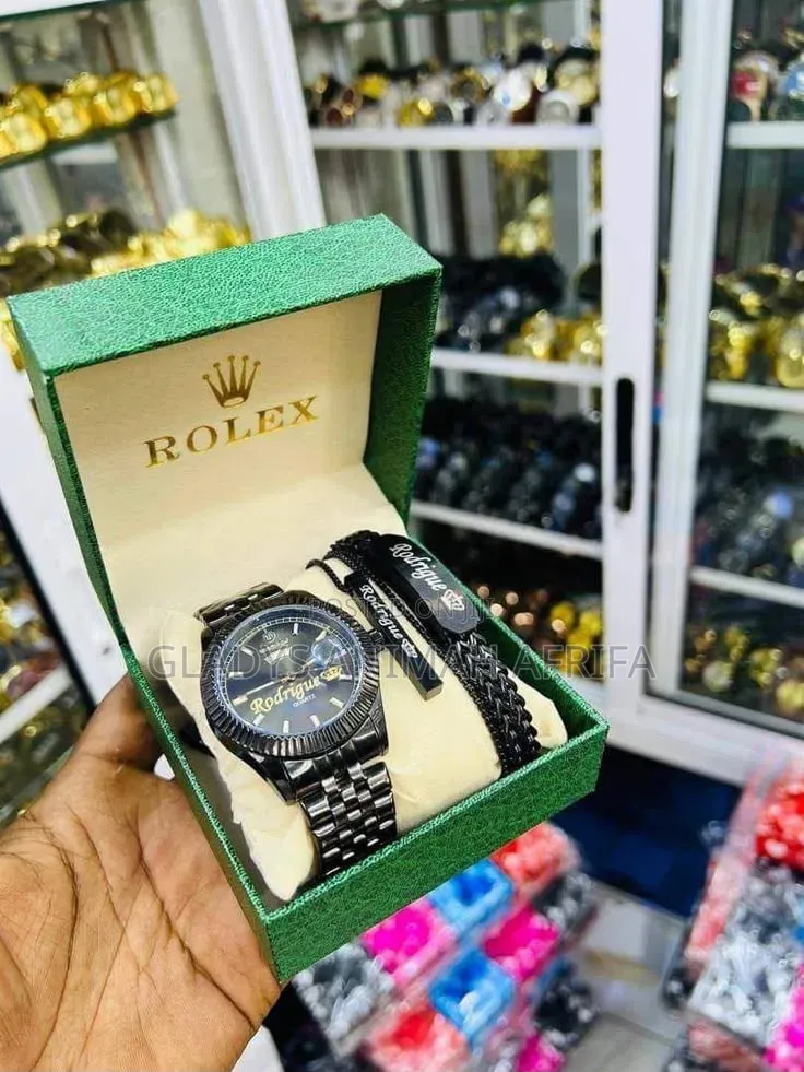 Luxury Men's and Women's Watch+jewelry Set