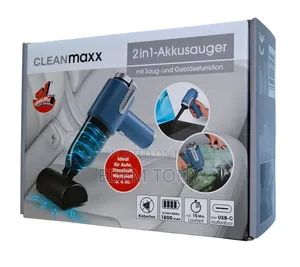 CLEANmaxx Cordless Handheld Vacuum Cleaner - Suction & Blower Function