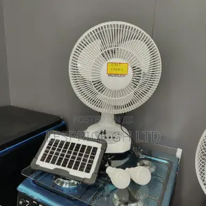 Exclusive Price Cut on Our Compact Rechargeable Solar Fan With Bulbs