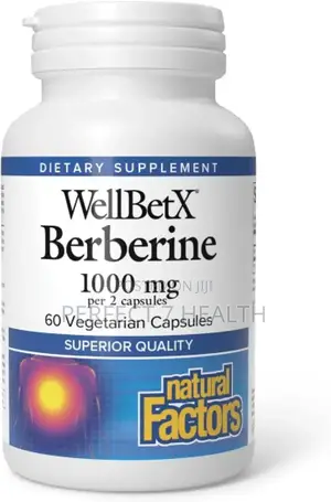 WellBetX Berberine, 500 Mg, Blood Sugar Balance, 60 Veggie Capsules