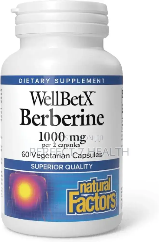 WellBetX Berberine, 500 Mg, Blood Sugar Balance, 60 Veggie Capsules