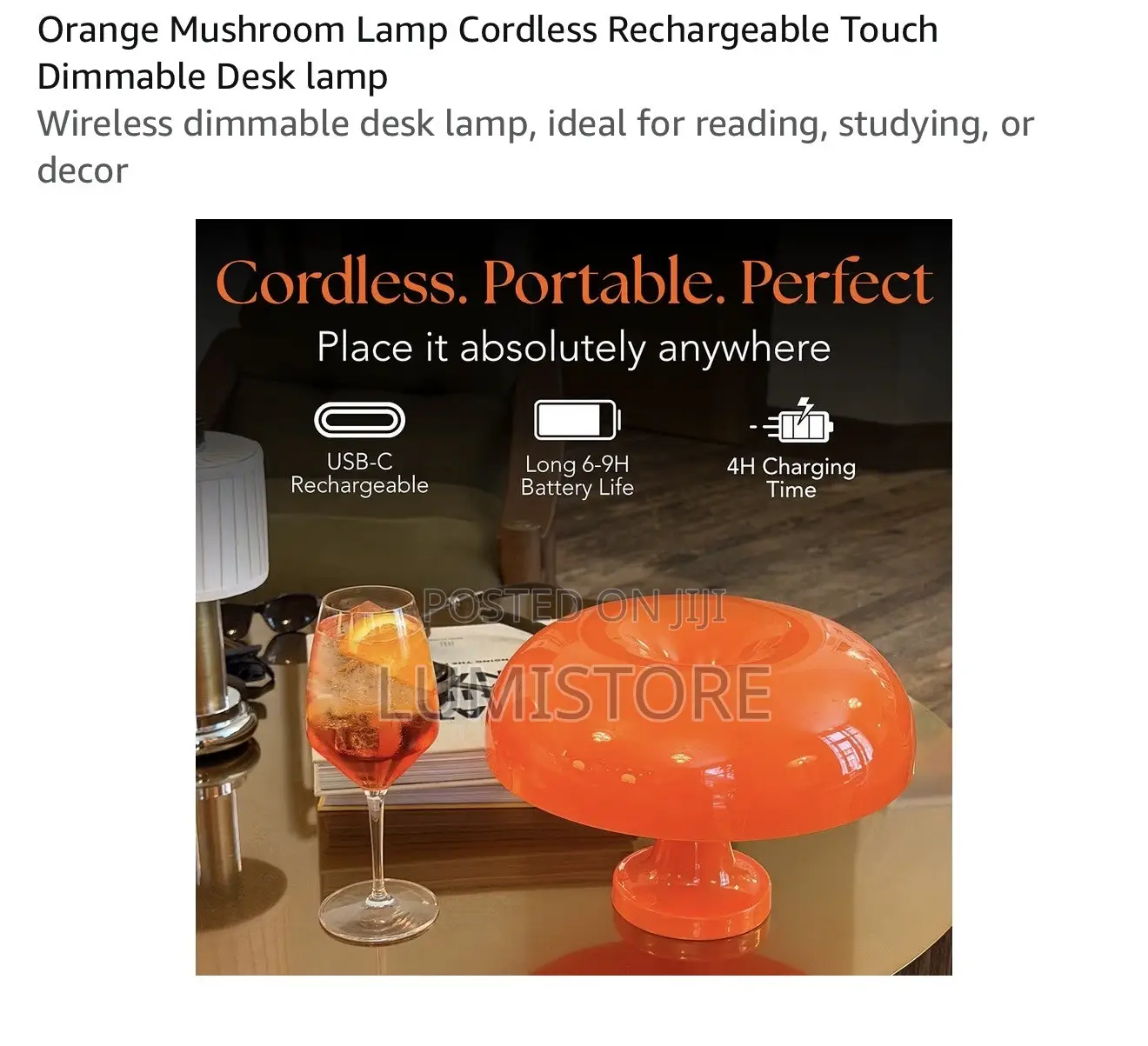 Mushroom Led Table Lamp