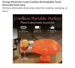 Mushroom Led Table Lamp