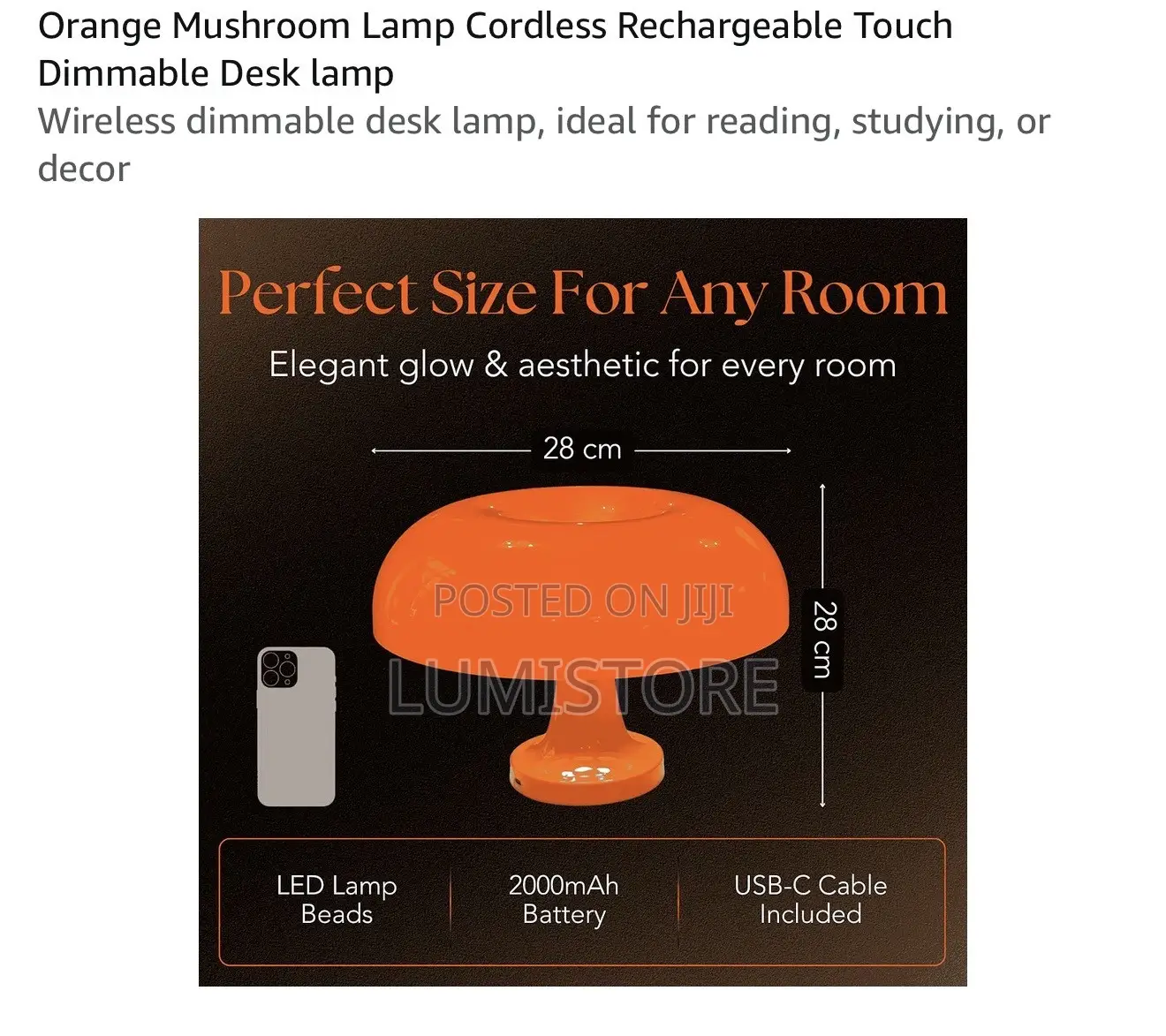 Mushroom Led Table Lamp