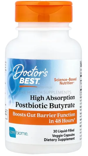 Postbiotic Butyrate, Trybutrin 300mg, Stomach/Gut Health, 30 Veg Caps