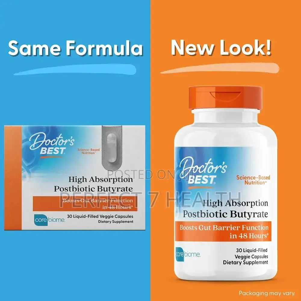 Postbiotic Butyrate, Trybutyrin 300mg, Stomach/Gut Health, 30 Veg Caps