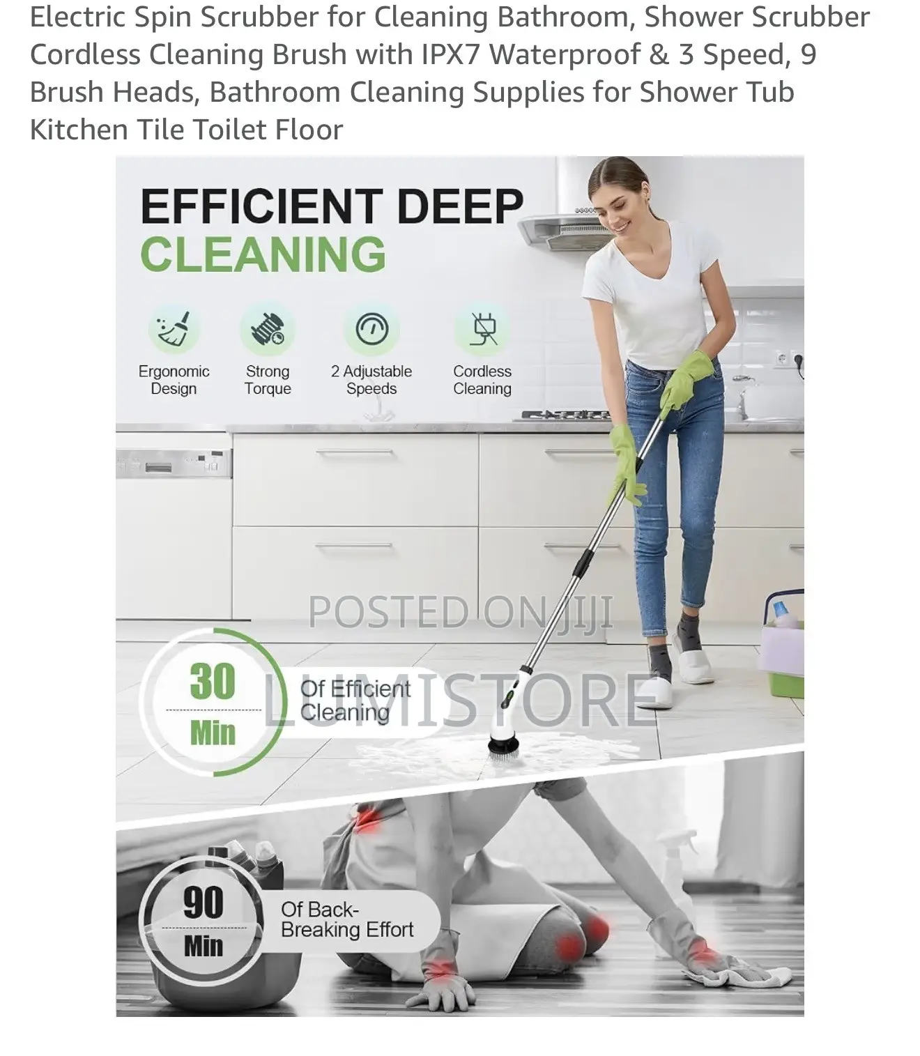 9 in 1 Multifunctional Electric Cleaning Brush