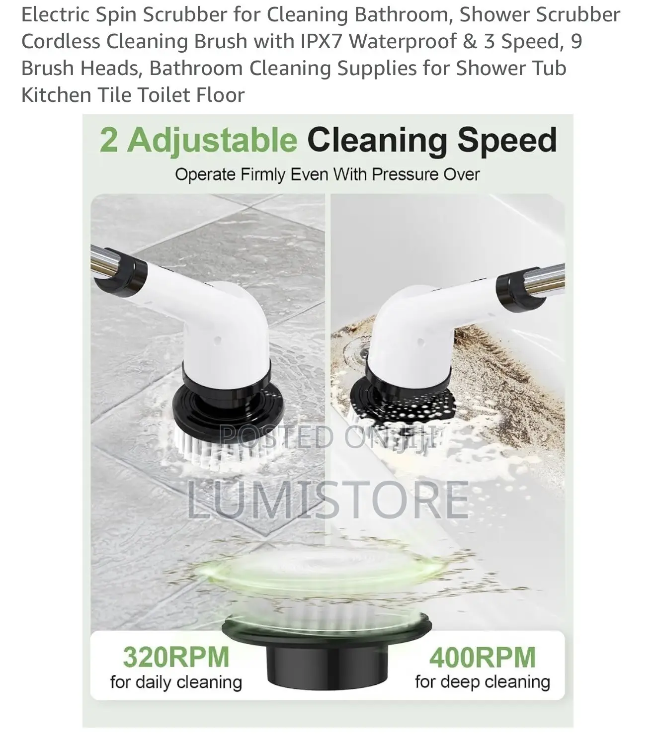 9 in 1 Multifunctional Electric Cleaning Brush