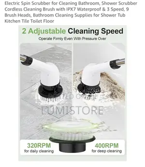 9 in 1 Multifunctional Electric Cleaning Brush