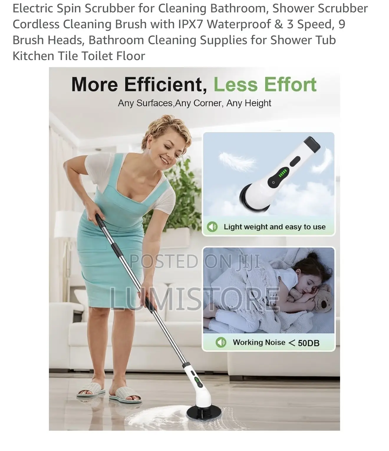 9 in 1 Multifunctional Electric Cleaning Brush