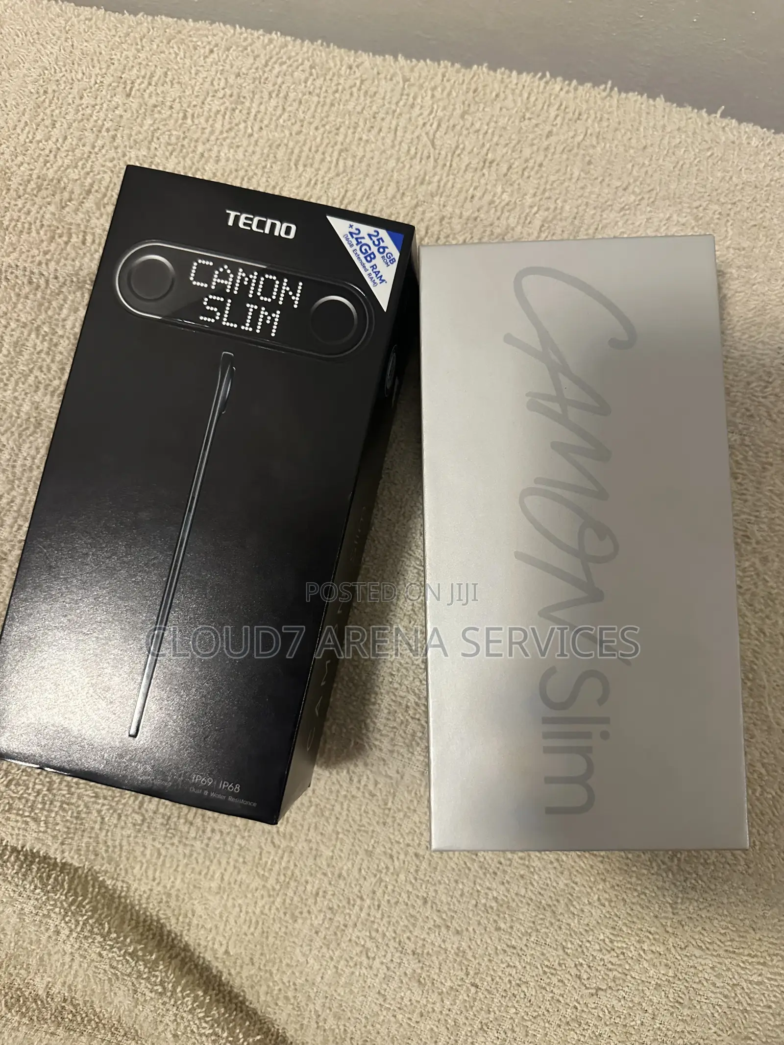 New Tecno Camon Slim 256 GB Black