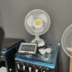 The Number One Rechargeable Fan With Solar Panels & Bulbs From Morgan