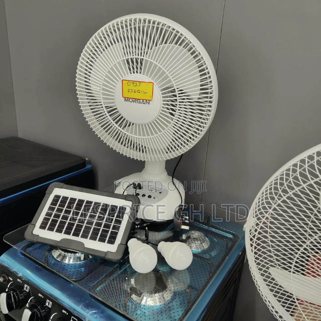Experience Excellent Performance on Our Superb Rechargeable Solar Fan