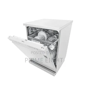 LG 14 Place Settings Free Standing Dishwasher With 9 Programs DFB512FW