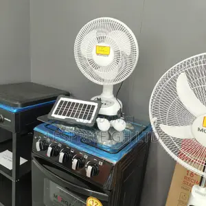 Life Made Easy With Our Lovely Rechargeable Fan With Solar Panels