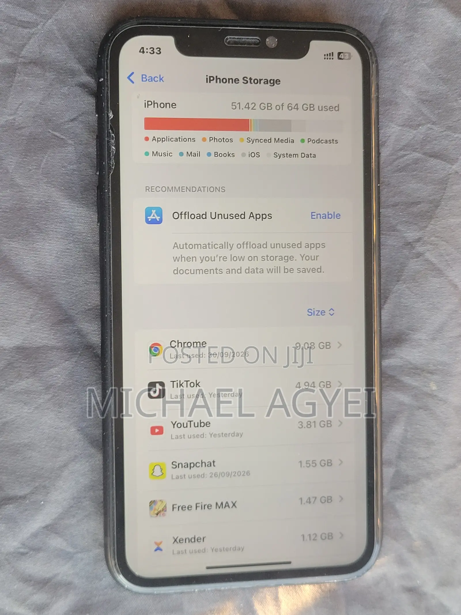Apple iPhone XR 64 GB Black