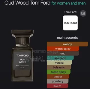 Tom Ford Oud Wood 50ml - Original Tester - No Box - Unisex Perfume