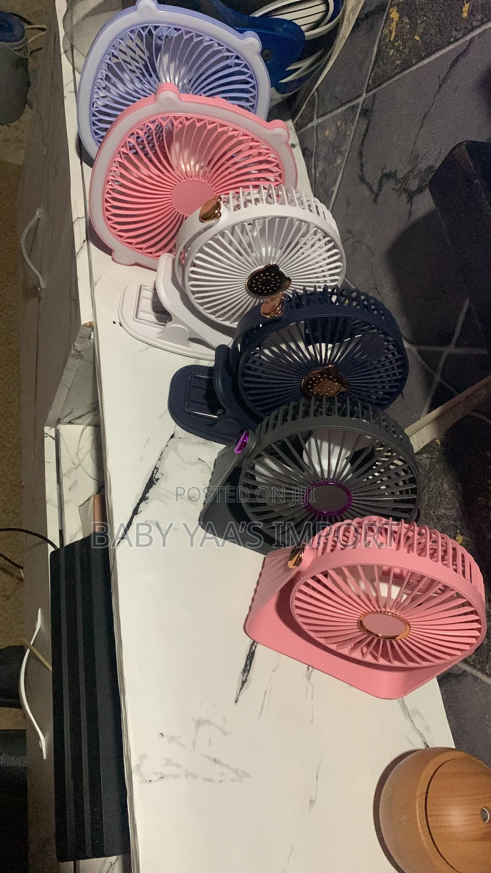 USB Rechargeable Light Fan Desktop