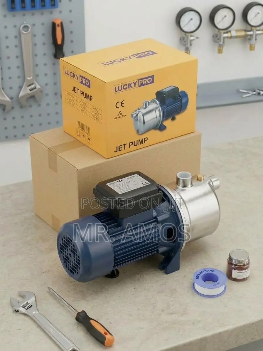 Luckypro 1HP Self Priming Stainless Steel Water Pump