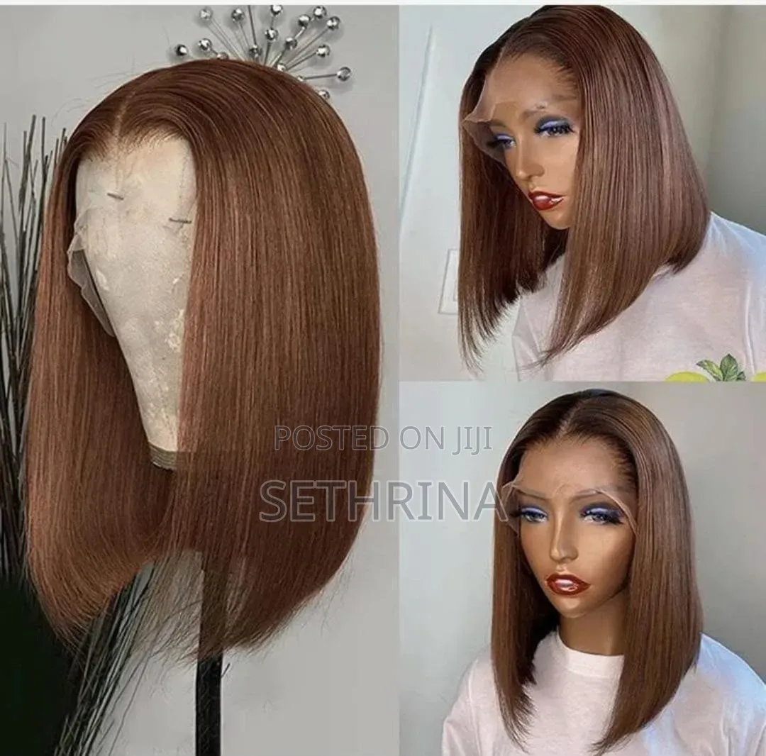 Full Frontal Human Hair Bob 10inches