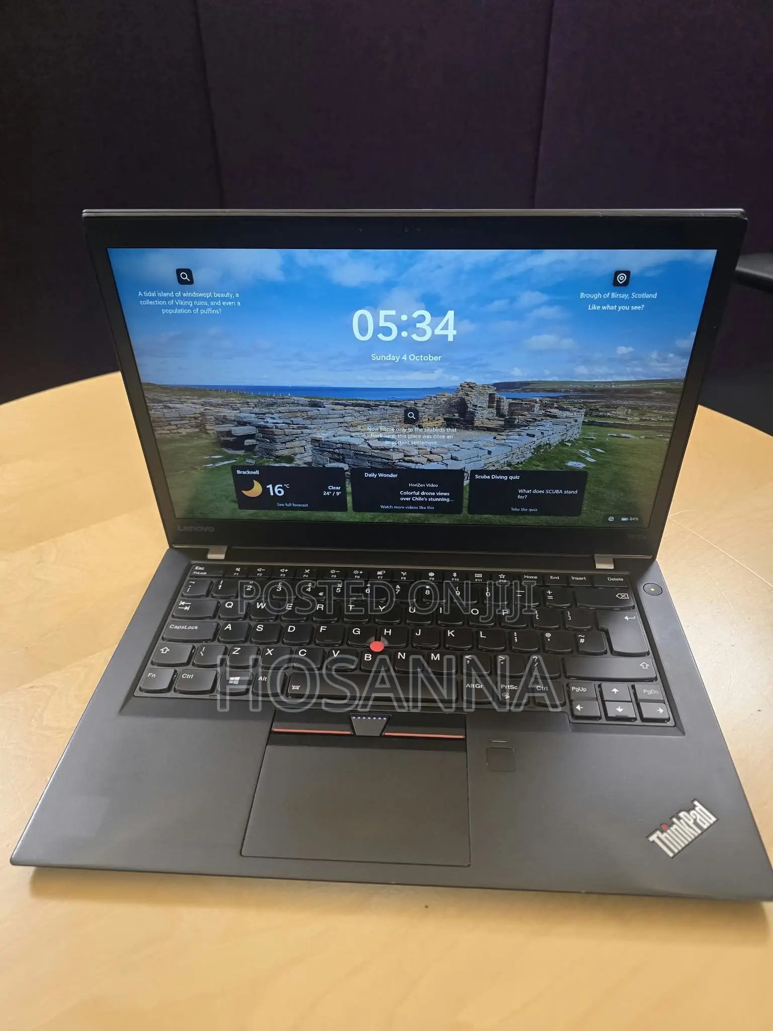 Laptop Lenovo ThinkPad T470s 8GB Intel Core i5 SSD 256GB