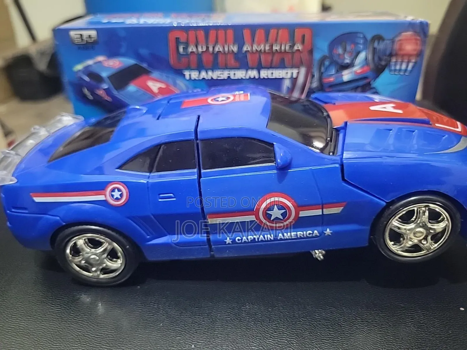 American Captain Transformation Robot
