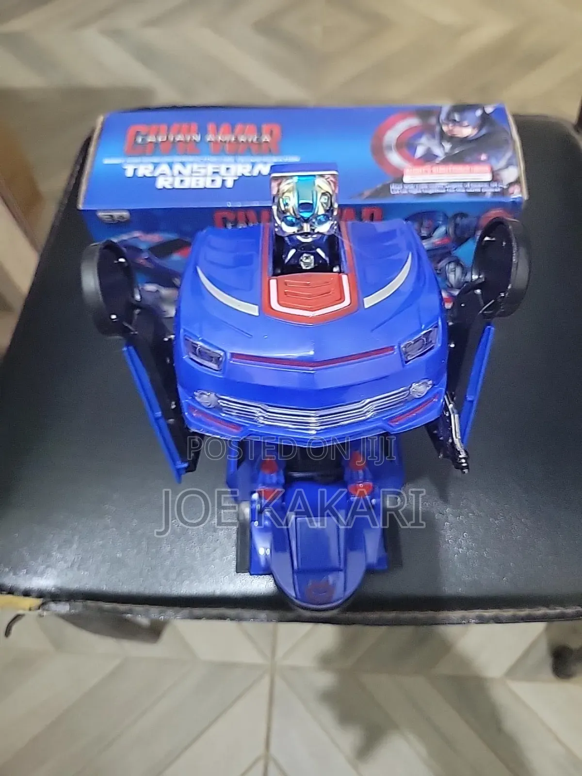 American Captain Transformation Robot