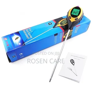 4-in-1 Soil PH Tester, Sunlight, Moisture and Temperature for Garden