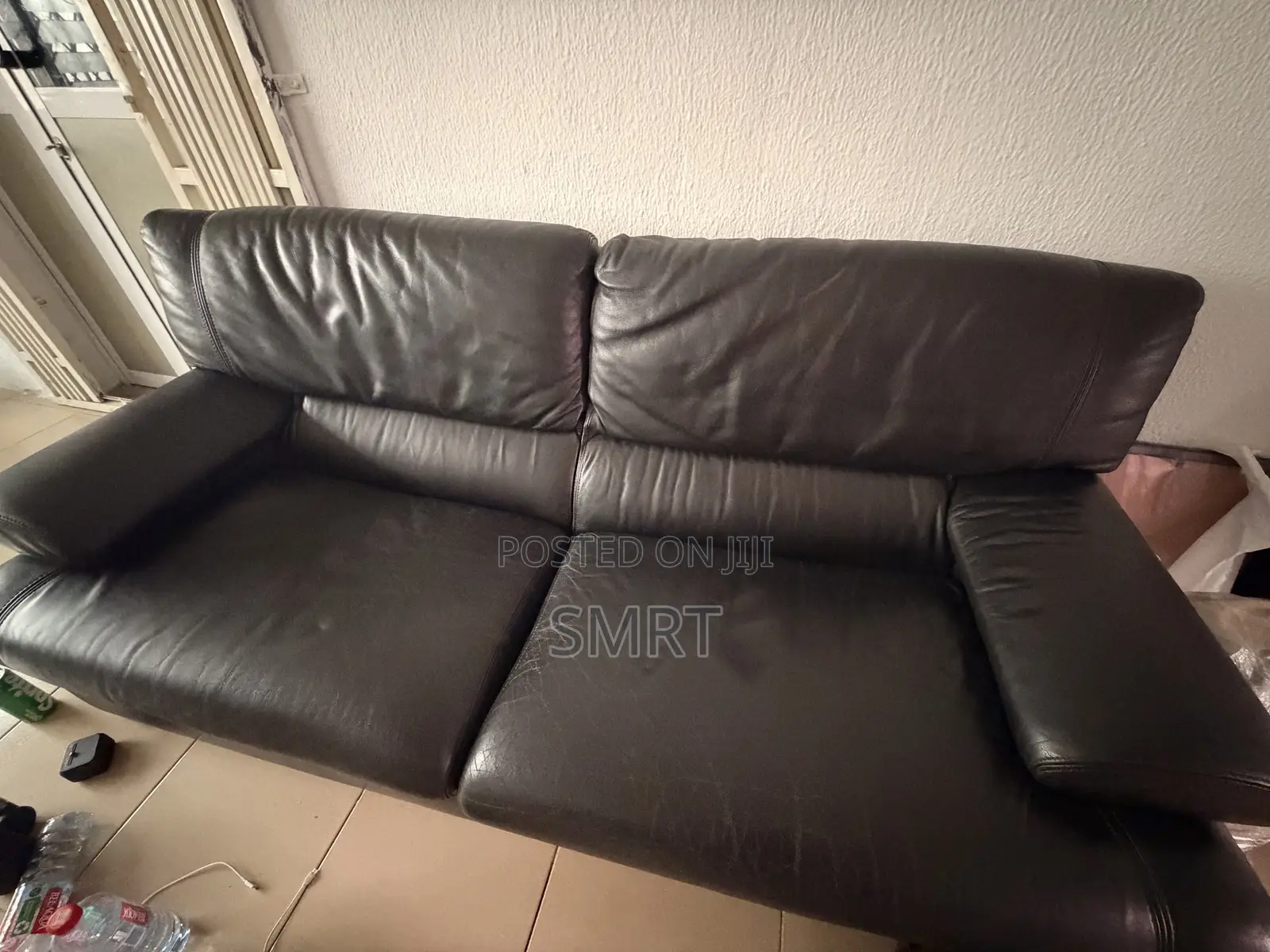 2 in 1 Leather Couch