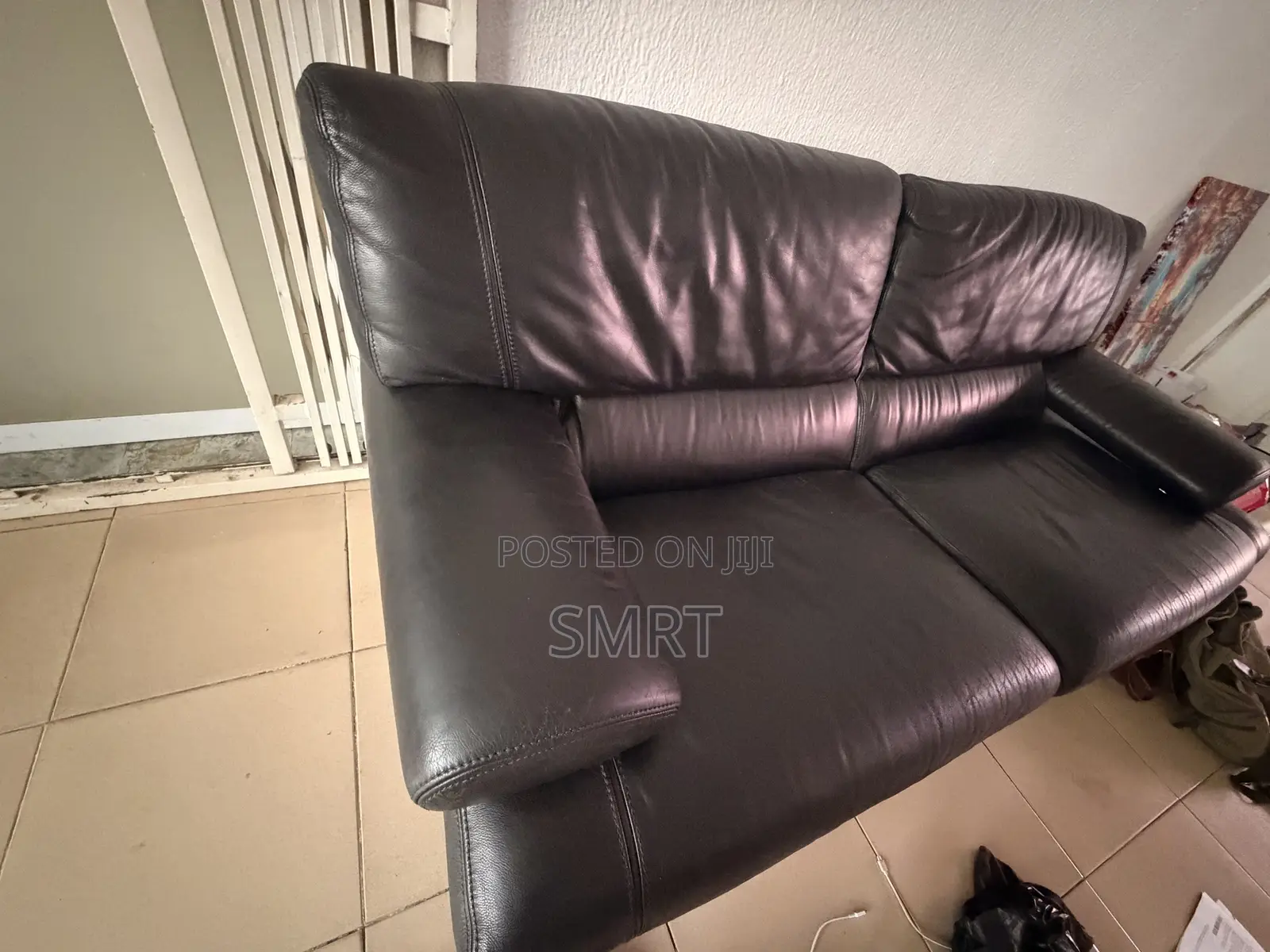 2 in 1 Leather Couch