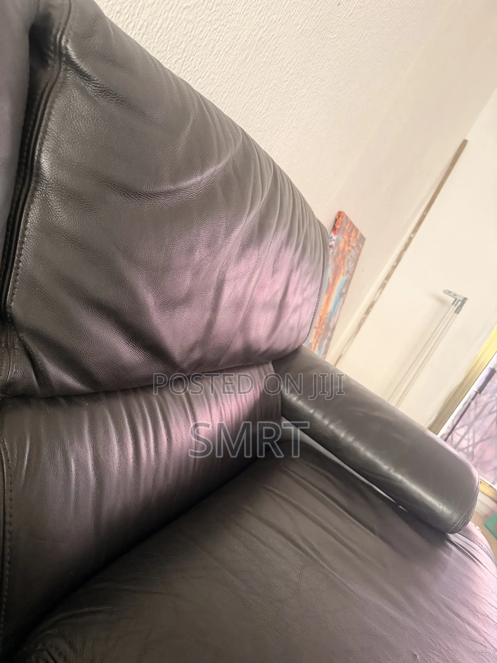 2 in 1 Leather Couch