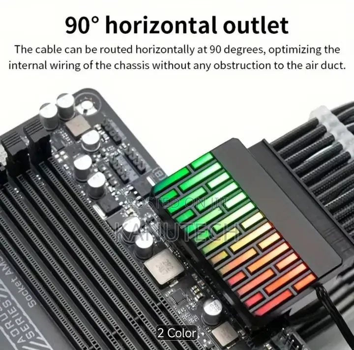 90° ATX 24 Pin Motherboard Cable Adapter