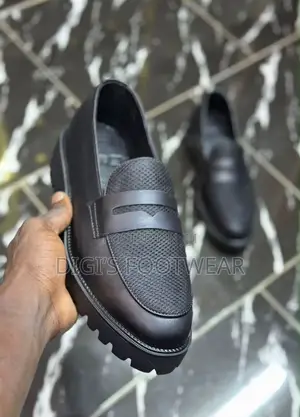 Black Slip-on Loafer Shoe