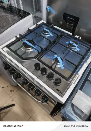 Unitek 60CM Stainless 4Burner Gas Job Stainless