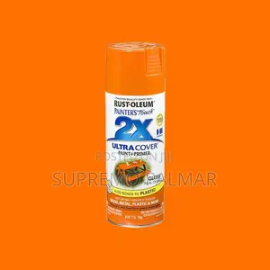 Rust-Oleum 2X Spray Paint 12oz – Gloss Real Orange Primer & Paint
