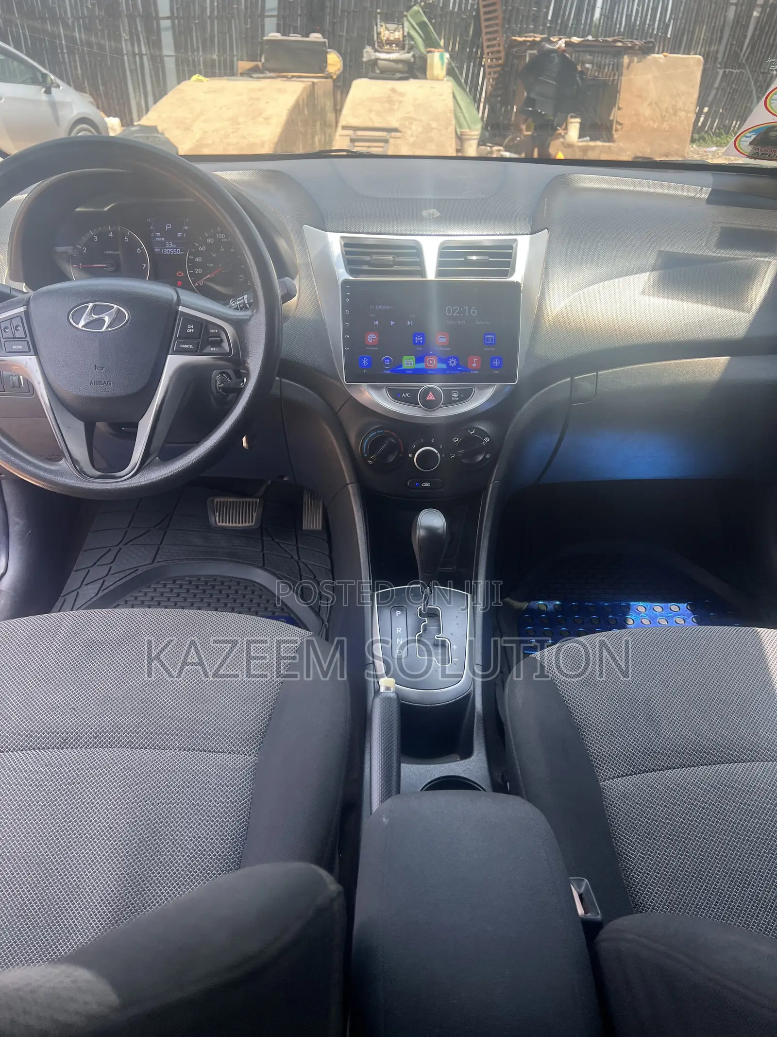 Hyundai Accent 2012 Blue