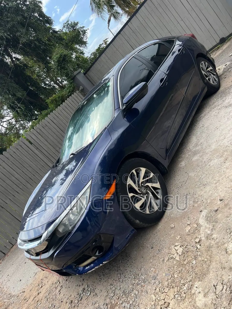 Honda Civic EX-L 4dr Sedan (1.5L 4cyl) 2017 Blue