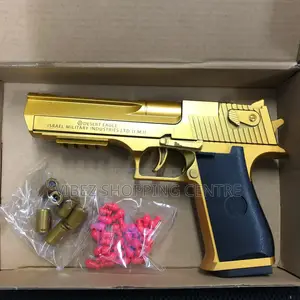 Mechanical Desert Eagle Toy Gun With Shell Injection and Soft Bullet