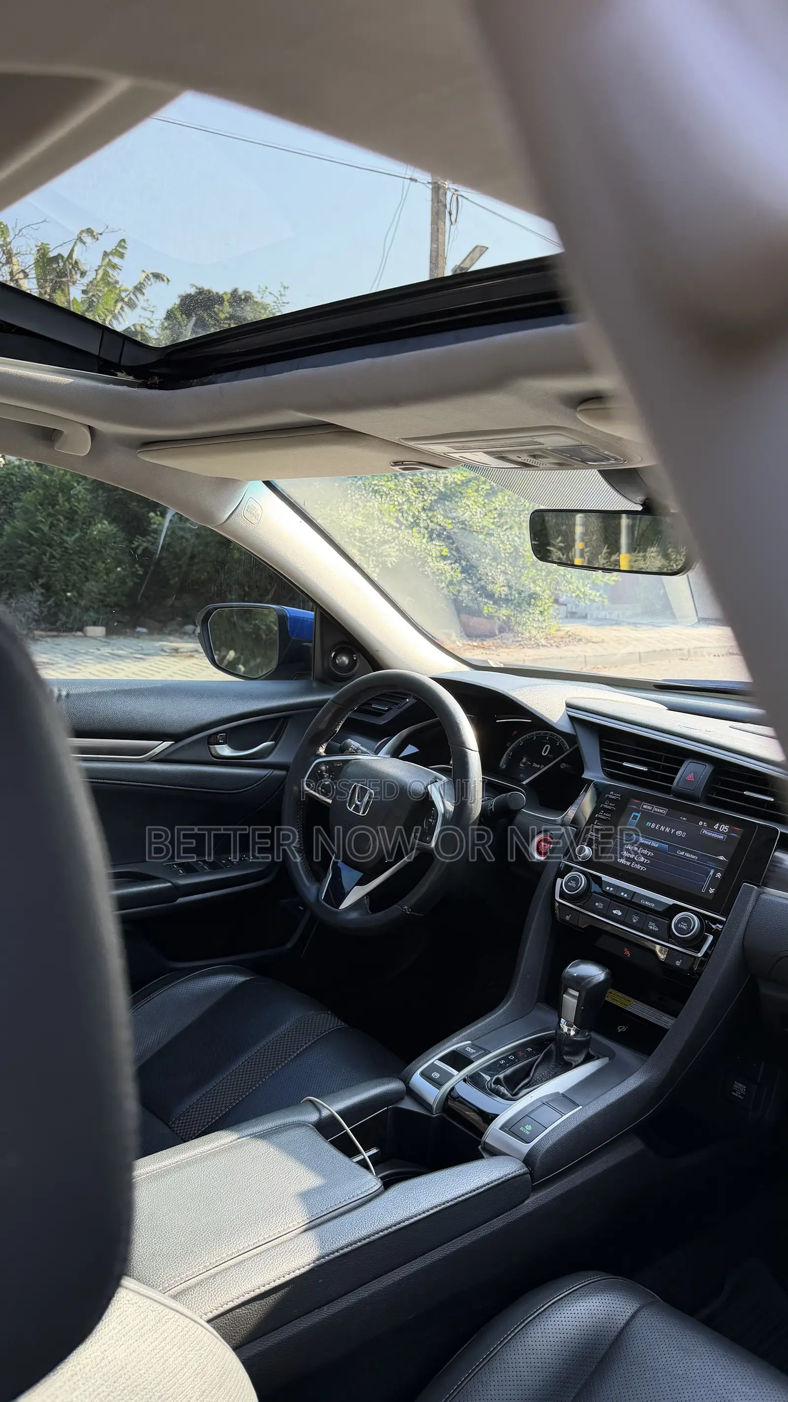 Honda Civic Touring Sedan 2019 Blue