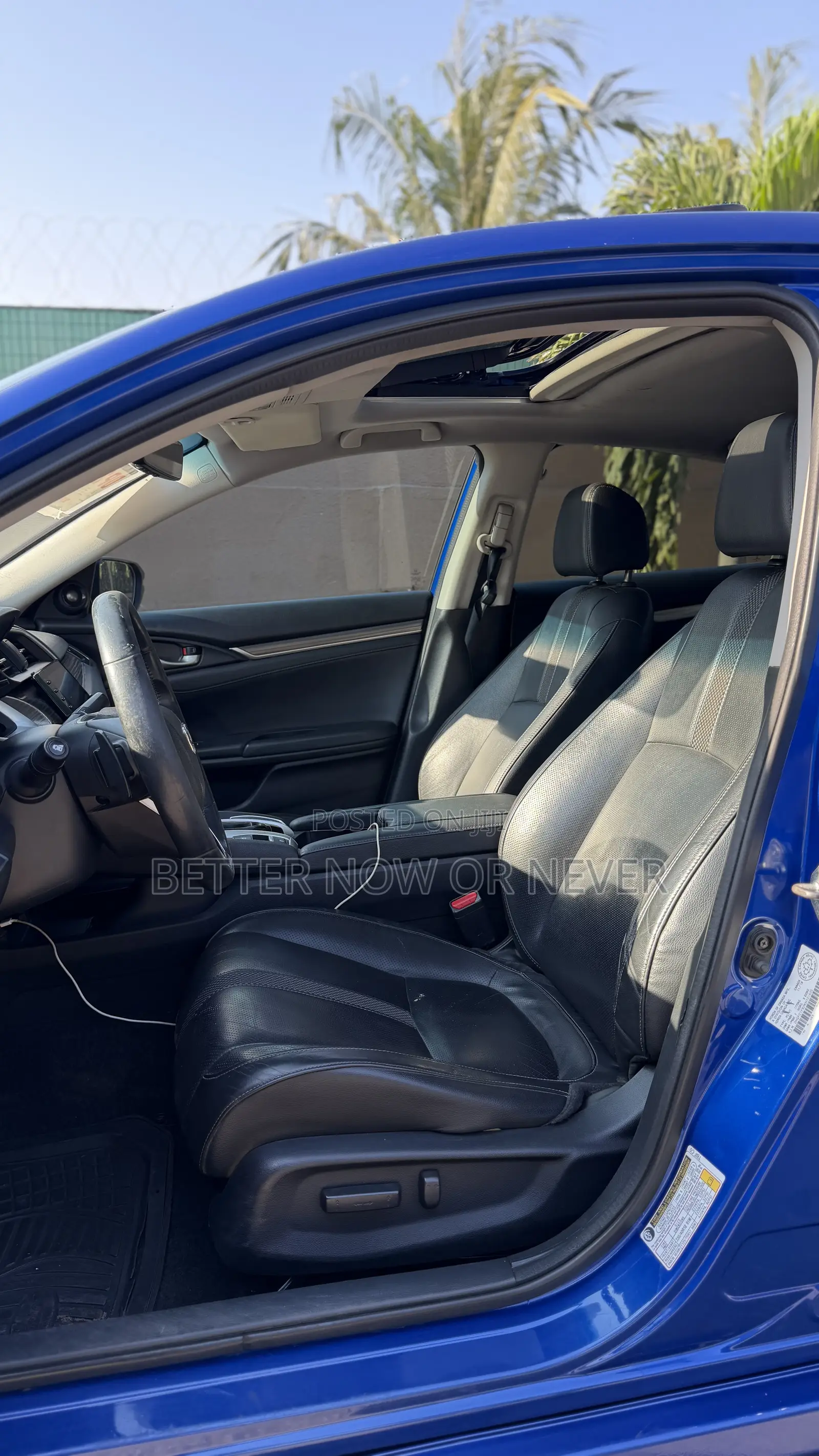 Honda Civic Touring Sedan 2019 Blue