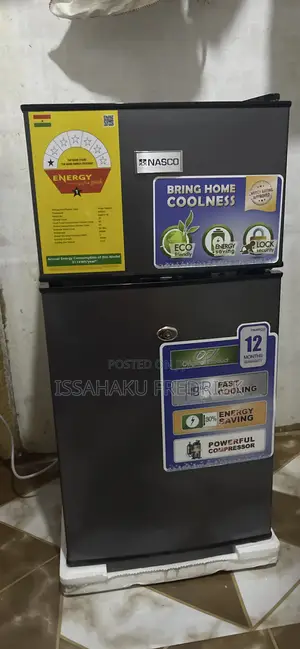 Nasco Table Top Double Door Fridge