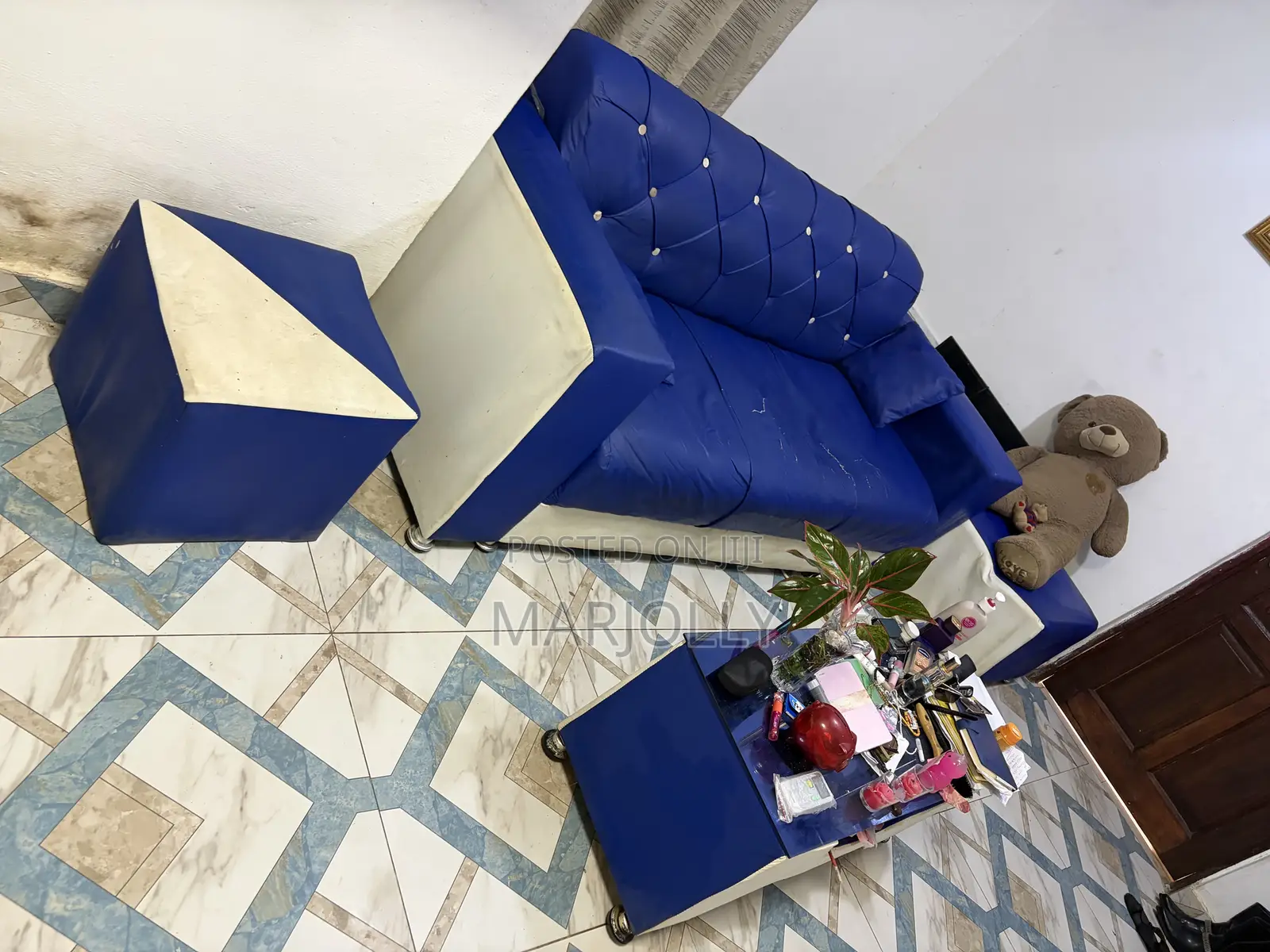 3 in One L Shape Sofa Set.
