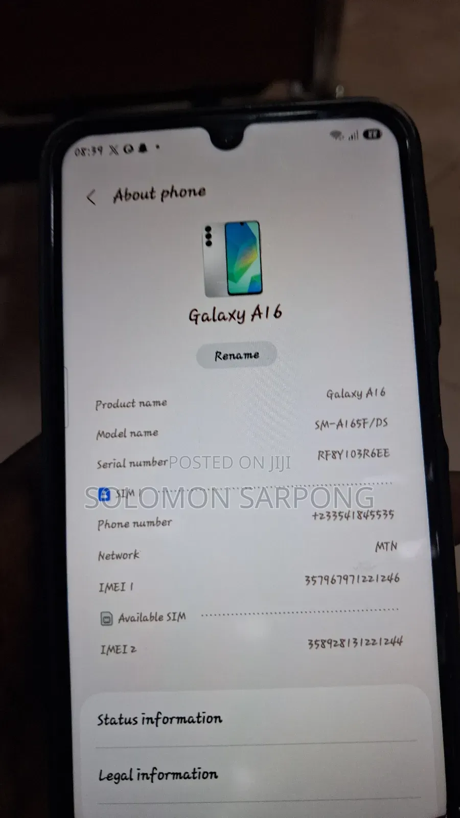 Samsung Galaxy A16 128 GB Silver